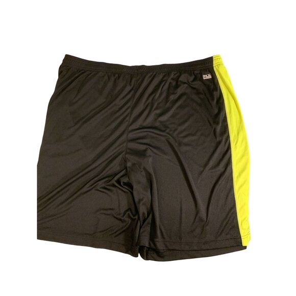Fila Sport Black & Yellow Athletic Shorts & Shirt Set XXL XL Polyester Mens Acti - Picture 2 of 13